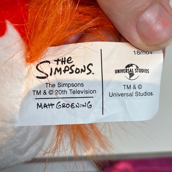 👀2/$20- The Simpsons Groundskeeper Willie Plush - Picture 3 of 5